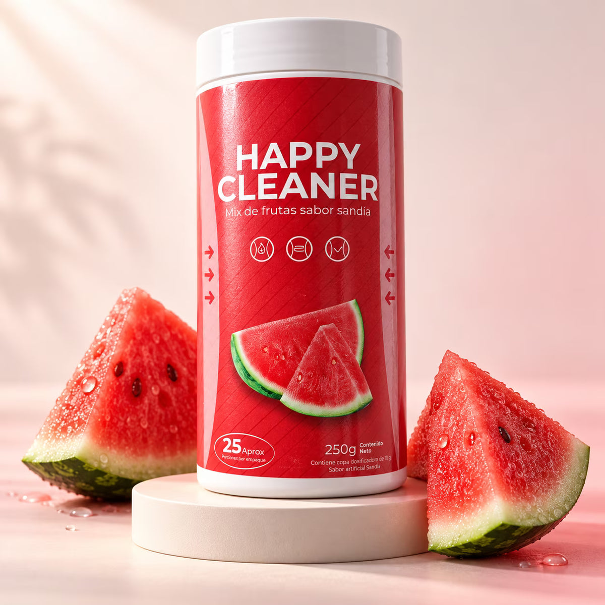 Happy Cleaner – Mix de frutas sabor sandía · 250 g