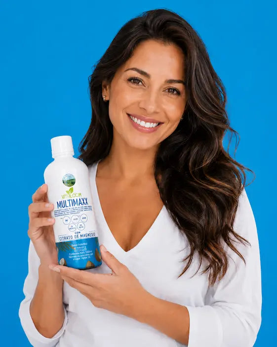 MULTIMAXX COCO — Citrato de Magnesio + Colágeno + Resveratrol | Suplemento Líquido 1L · 33 porciones