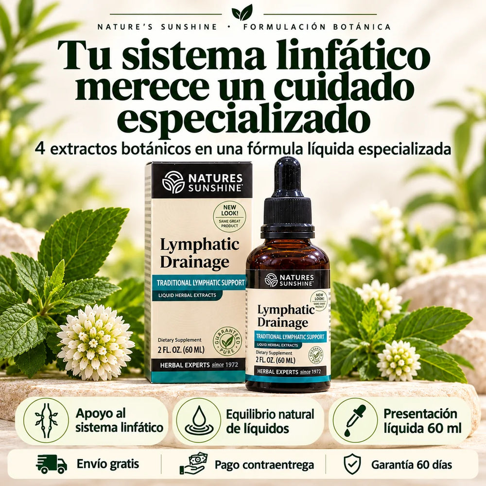 Nature’s Sunshine — Drenaje Linfático Avanzado en Gotas | 60 ml