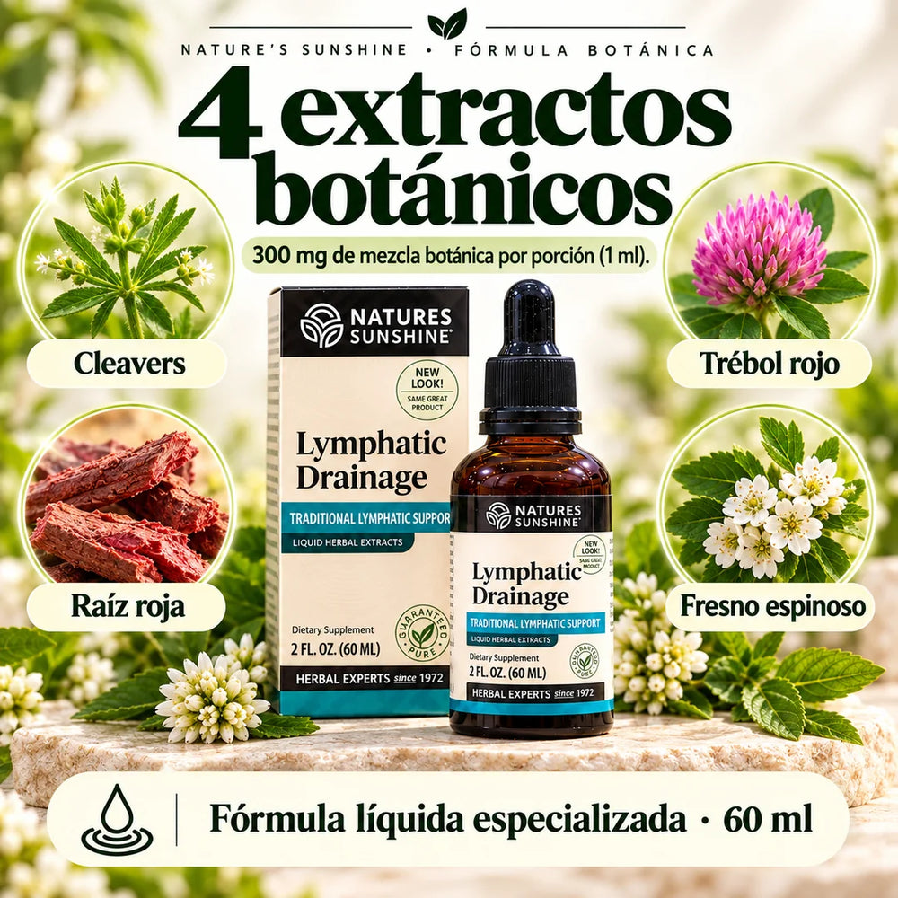 Nature’s Sunshine — Drenaje Linfático Avanzado en Gotas | 60 ml