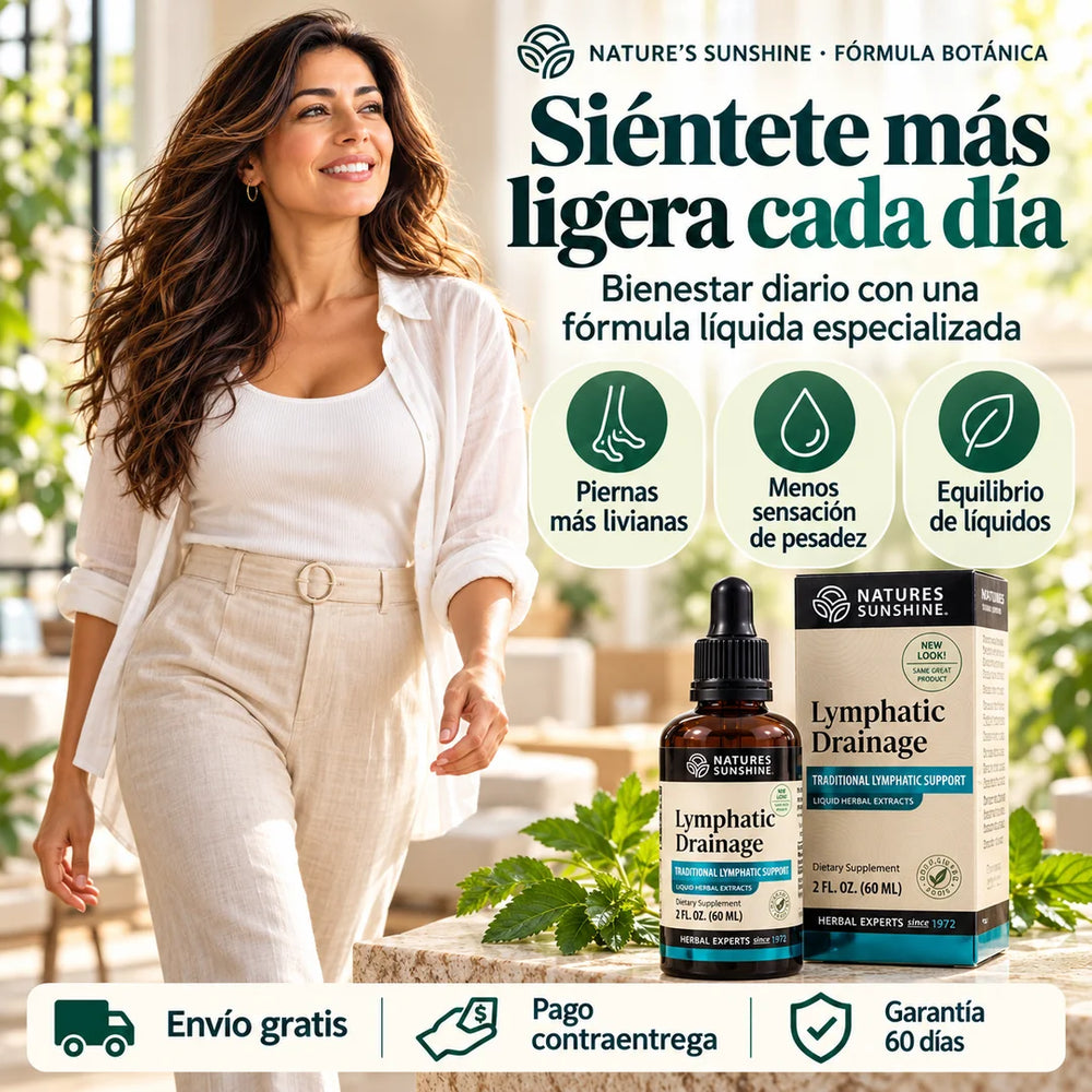 Nature’s Sunshine — Drenaje Linfático Avanzado en Gotas | 60 ml