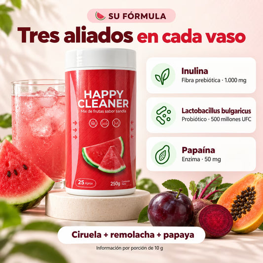 Happy Cleaner – Mix de frutas sabor sandía · 250 g