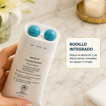 FirmNeck SERUM 10 – Crema reafirmante con rodillo masajeador