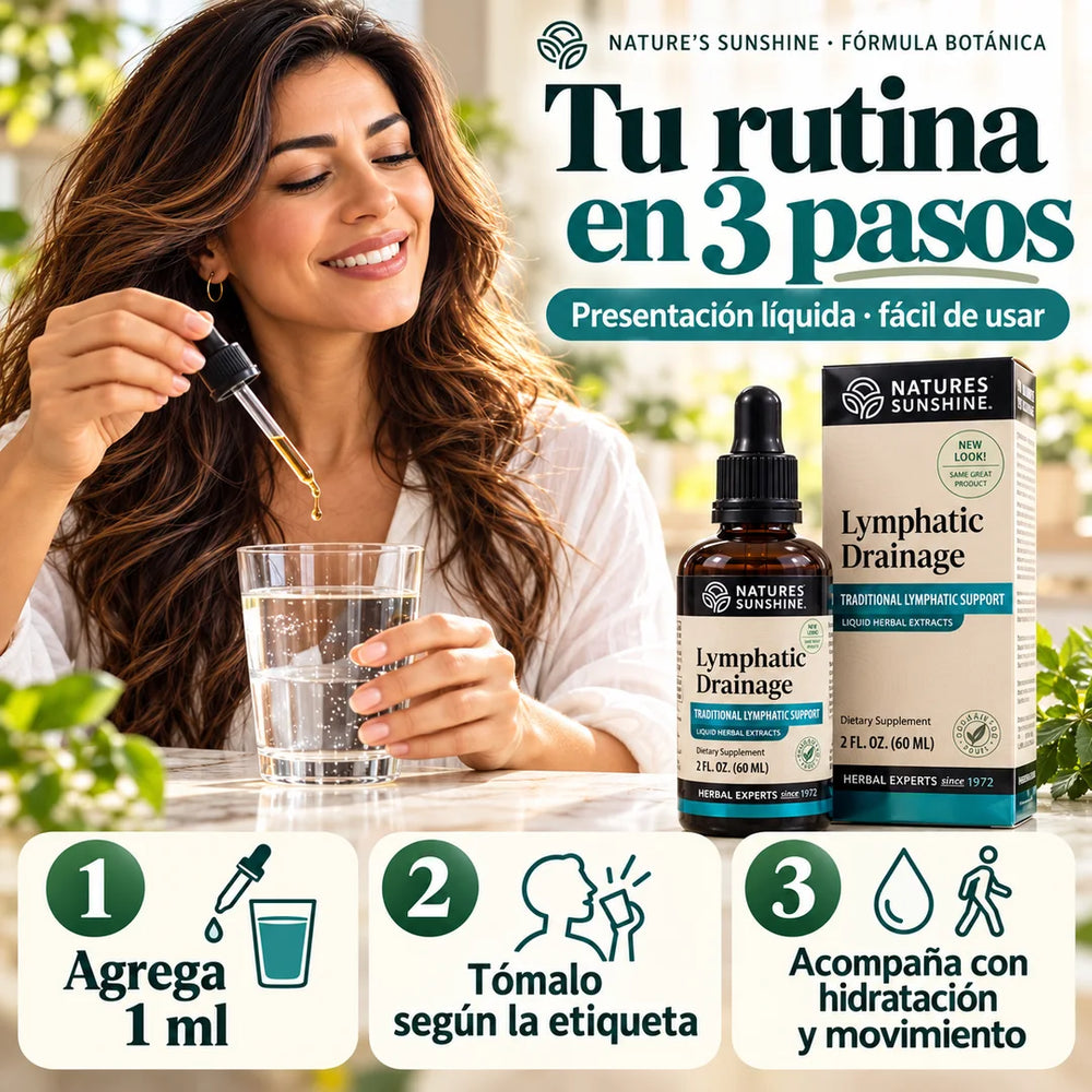 Nature’s Sunshine — Drenaje Linfático Avanzado en Gotas | 60 ml