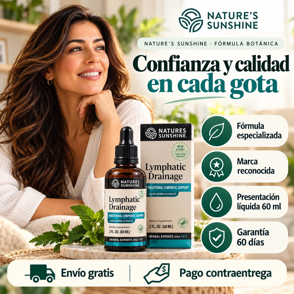 Nature’s Sunshine — Drenaje Linfático Avanzado en Gotas | 60 ml