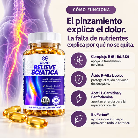 Relieve Sciatica 120 caps.