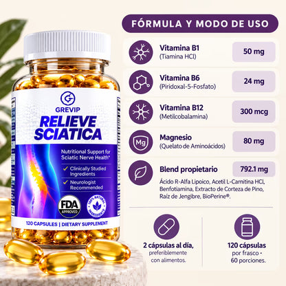 Relieve Sciatica 120 caps.
