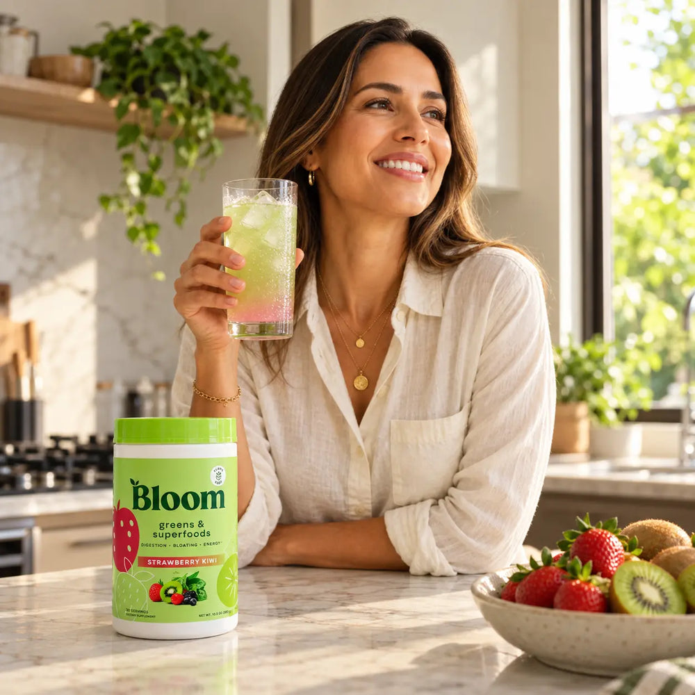 Bloom superalimento verde Strawberry Kiwi