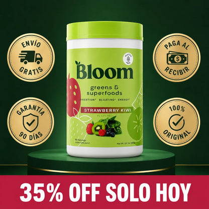 Bloom superalimento verde Strawberry Kiwi