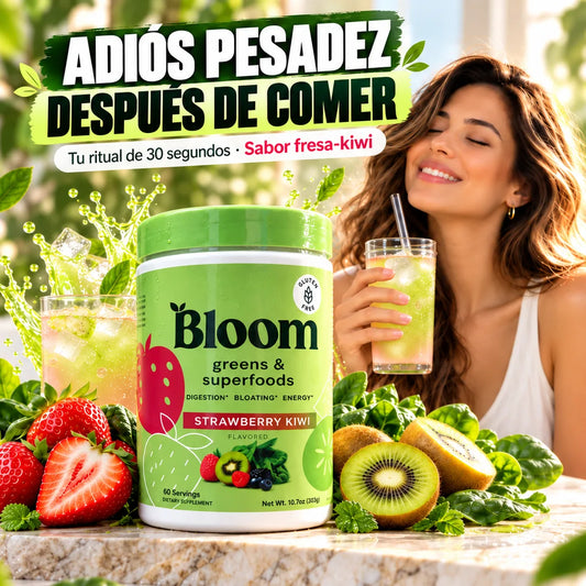 Bloom superalimento verde Strawberry Kiwi